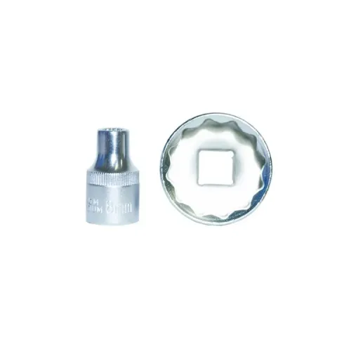 CHAVE CAIXA CURTA 1/2" BIHEX. 28mm KROFTOOLS