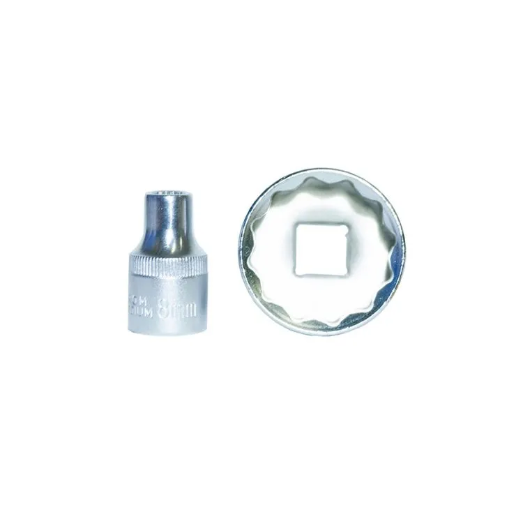 CHAVE CAIXA CURTA 1/2″ BIHEX. 28mm KROFTOOLS