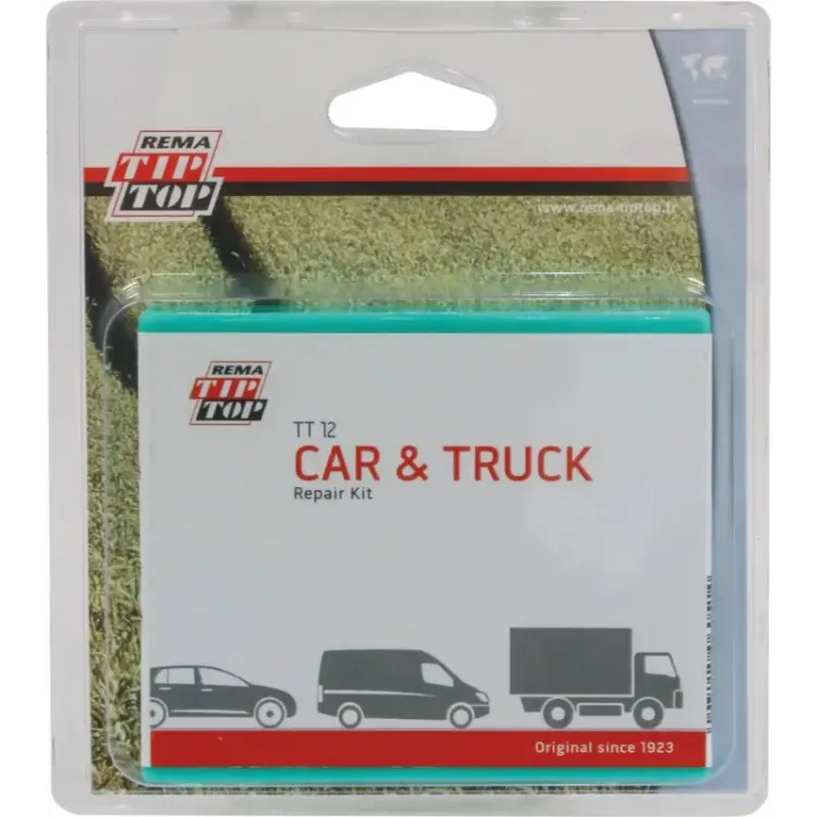KIT REPARAÇÃO CÂMARA AR VLVU 10 REMENDOS COLA E LIMA TT12
