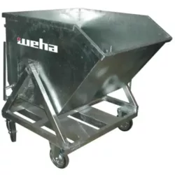 CONTENTOR BASCULANTE MOVEL 4 RODAS ZINCADO 800KG WEHA 2 scaled 1.webp