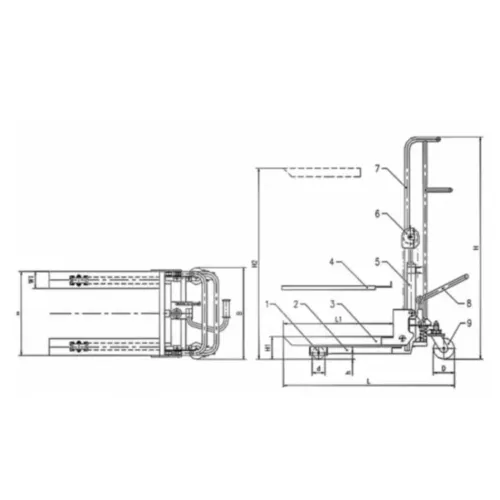 EMPILHADOR SEMI ELECTRICO 400KG 1500MM HU LIFT 4 scaled 1.webp