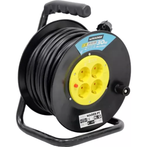 EXTENSAO ELECTRICA 30M COM ENROLADOR METAL 3X2.5 MADER scaled 1.webp
