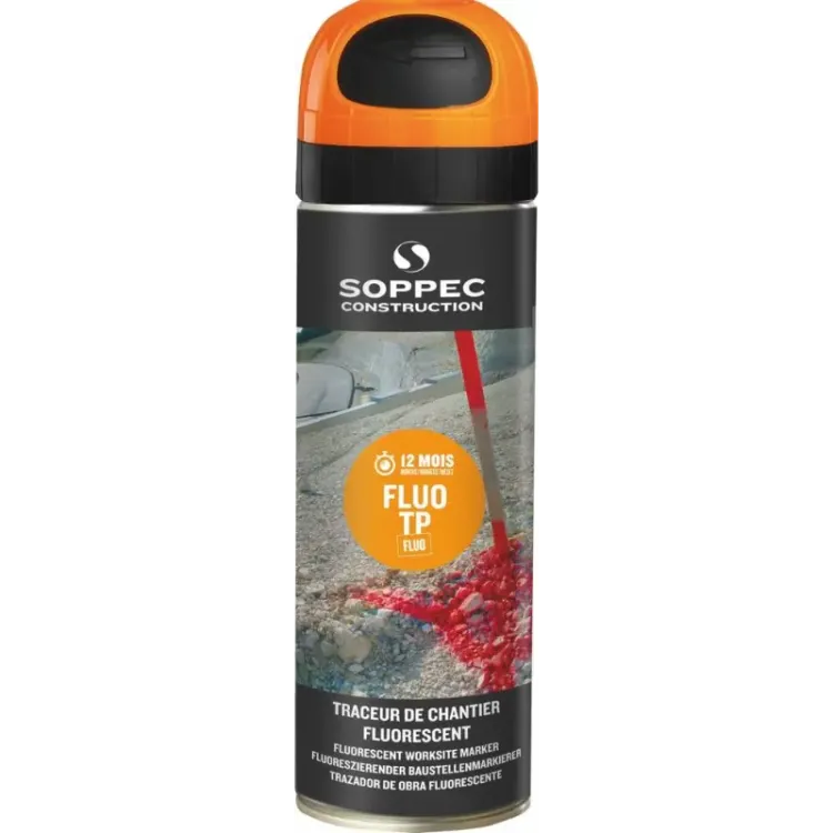 PINTURA MARCADORA DE OBRA LARANJA FLUORESCENTE 12 M 500 ML 2 scaled 1.webp