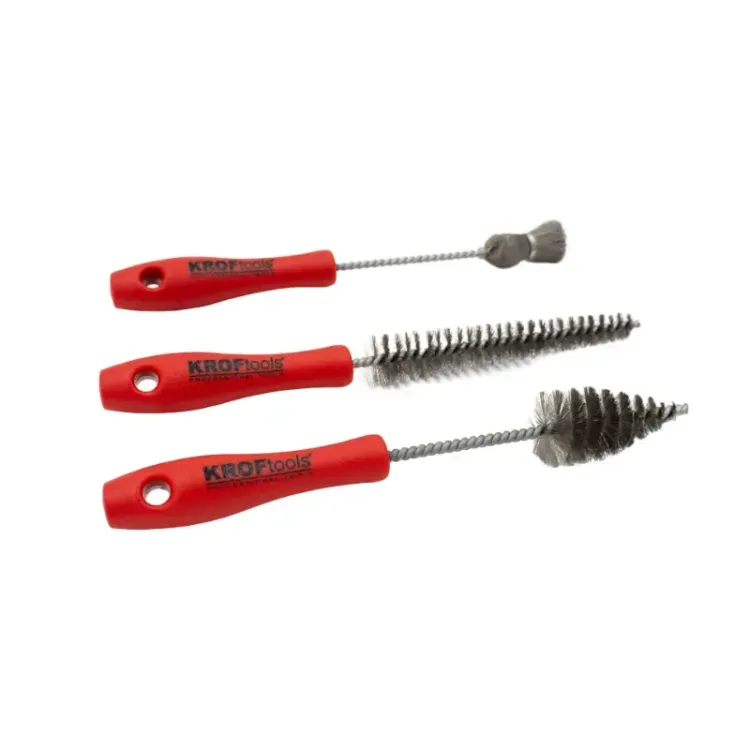 KIT ESCOVAS LIMPEZA INJETORES DIESEL 3PCS KROFTOOLS 2.webp