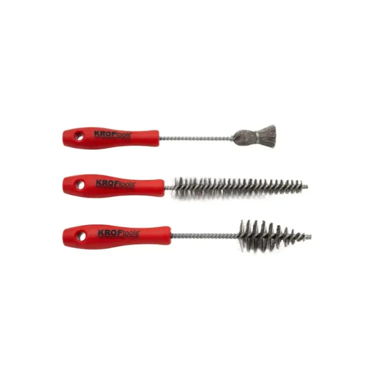 KIT ESCOVAS LIMPEZA INJETORES DIESEL 3PCS KROFTOOLS 3.webp
