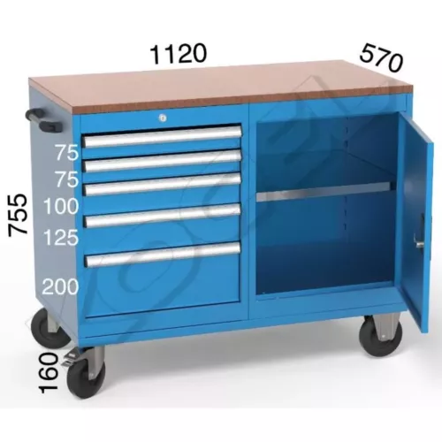 BANCADA DE TRABALHO MÓVEL KO8023-5015 KOCEL