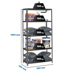 estante comfort 5 400 antracite simon 1.webp