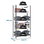estante comfort 5 500 antracite branco simon 1.webp