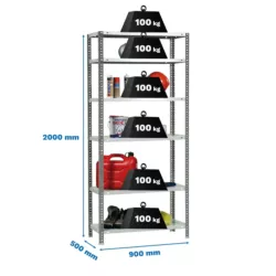 estante comfort 6 500 antracite branco simon.webp
