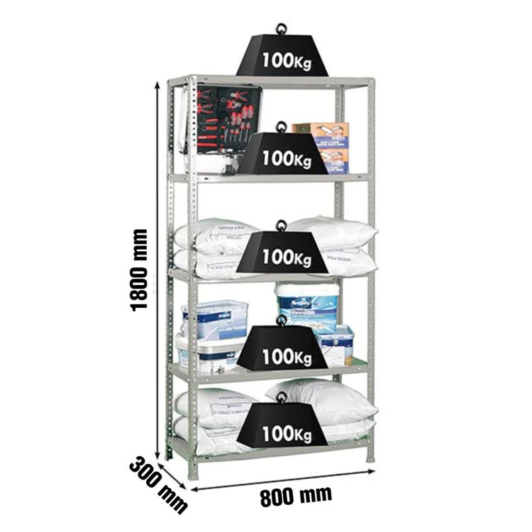 estante comfort mini 5 300 cinza simon.webp