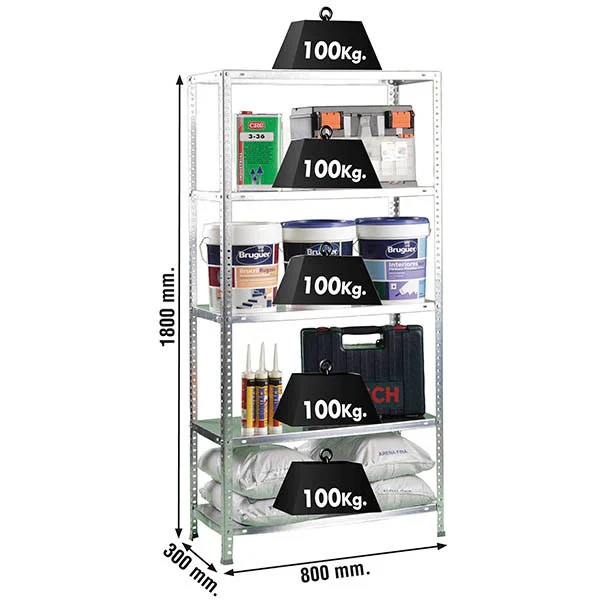 estante comfort mini 5 300 galvanizado simon.webp