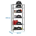 estante comfort mini 6 500 antracite branco simon.webp
