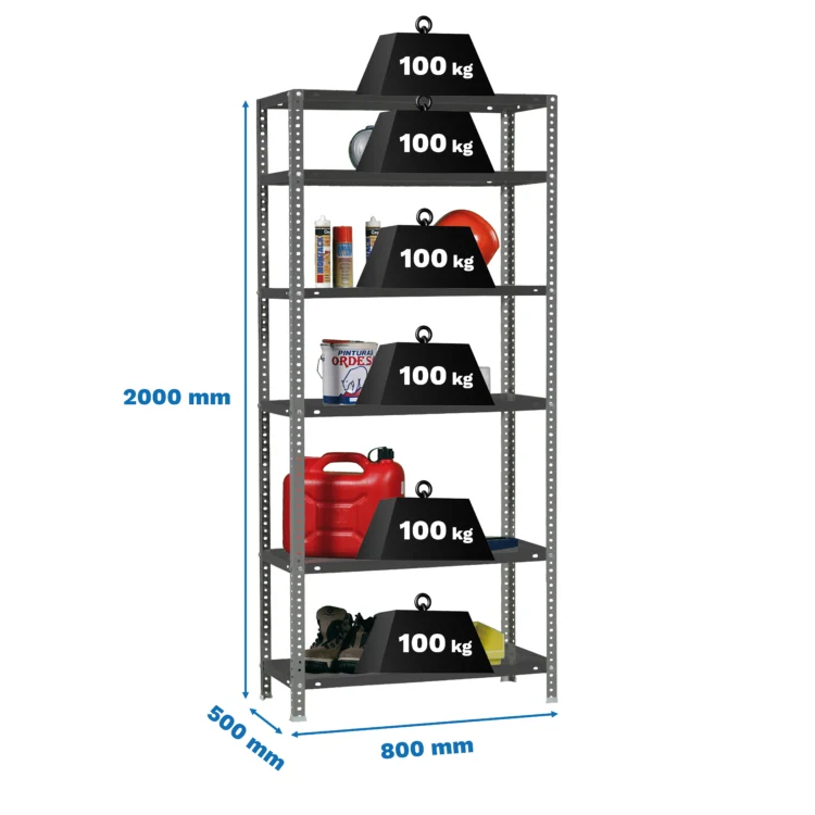 estante comfort mini 6 500 antracite simon.webp