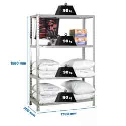 estante comfort superplus 4 300 cinza simon.webp