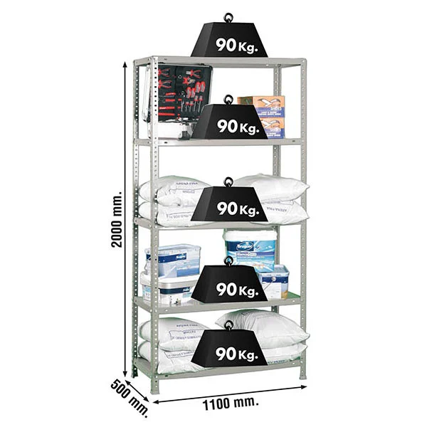 estante comfort superplus 5 500 cinza simon.webp