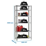 estante comfort superplus 6 300 antracite branco simon.webp