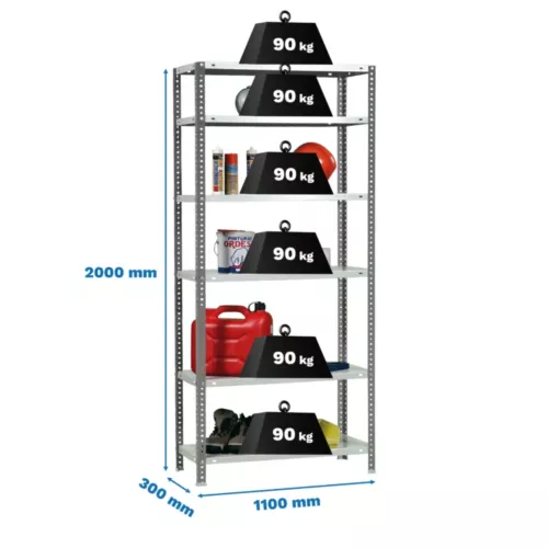 estante comfort superplus 6 300 antracite branco simon.webp
