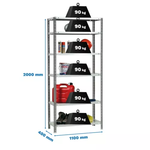 estante comfort superplus 6 400 antracite branco simon.webp