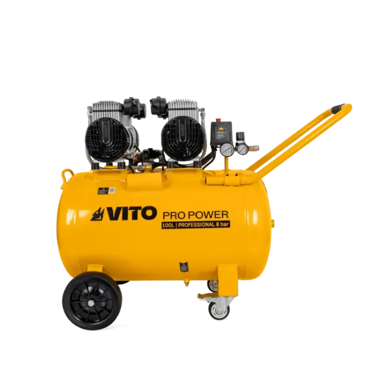 COMPRESSOR SEM OLEO SILENCIOSO 100LT 8 BAR 4.0CV VITO scaled 2.webp