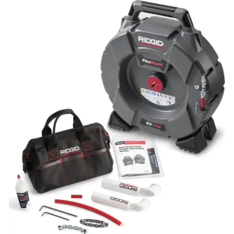 MAQUINA DESENTUPIDORA DE ESGOTOS DE 1¼ A 2 FLEXSHAFT™ K9 102 64268 RIDGID scaled 1.webp
